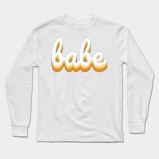 babe Long Sleeve T-Shirt